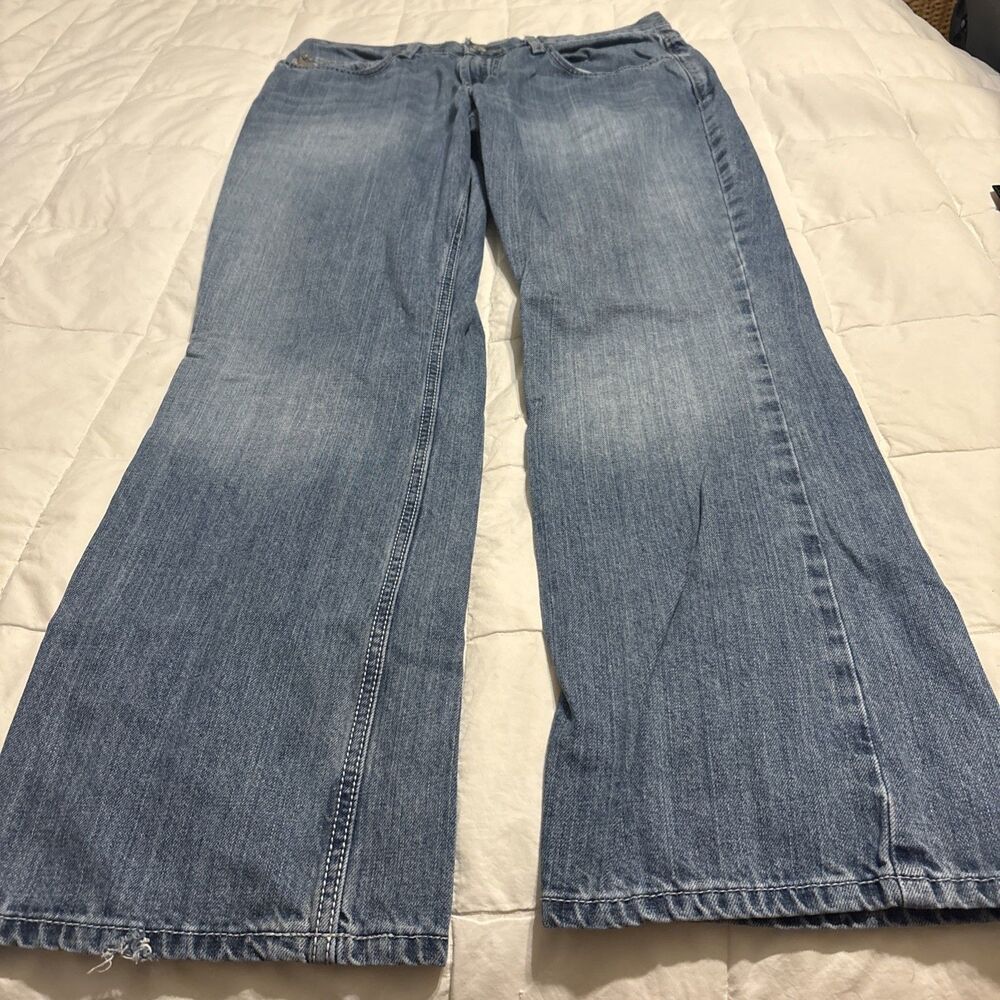 Cinch Up Jeans Mens 34x32 Medium Wash Blue Denim Western Bootcut